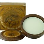 Coconut Oil Shaving Soap Wooden Bowl